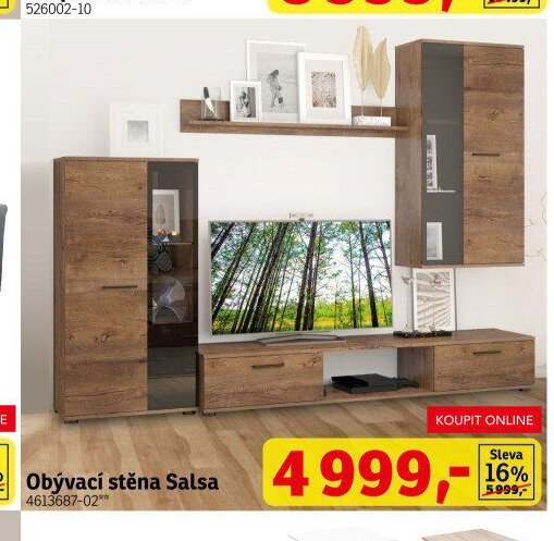 Obývací stěna Salsa - ASKO akcniletaky.com