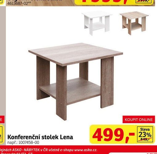 Konferenční stolek Lena - ASKO akcniletaky.com