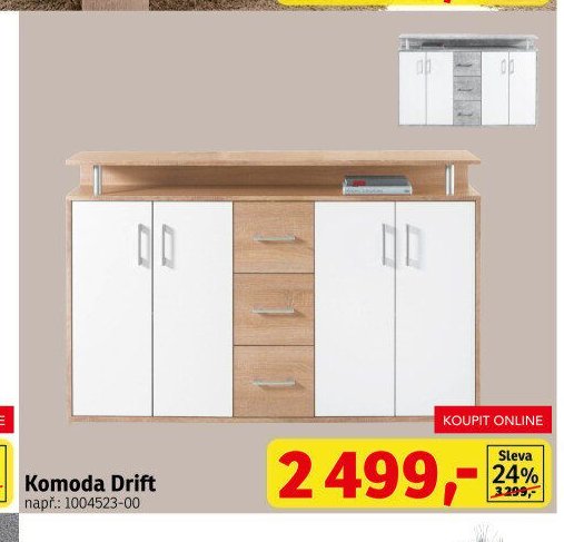 Komoda Drift - ASKO akcniletaky.com
