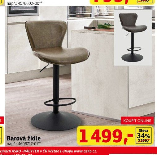Barová židle - ASKO akcniletaky.com