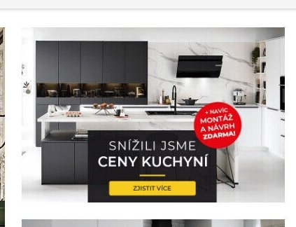 Snížili jsme ceny kuchyní