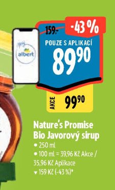 Nature's Promise Bio Javorový sirup