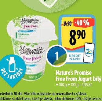 Nature's Promise Free From Jogurt bílý