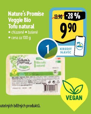 Nature's Promise Veggie Bio Tofu natural