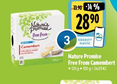 Nature Promise Free From Camembert