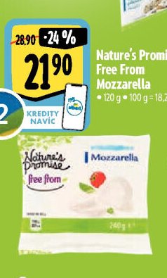 Nature's Promise Free From Mozzarella