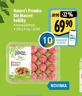 Nature's Promise Bio Masové kuličky
