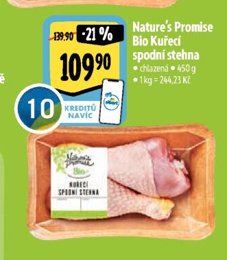 Nature's Promise Bio Kuřecí spodní stehna