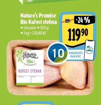 Nature's Promise Bio Kuřecí stehna