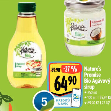 Agávový sirup bio Nature'