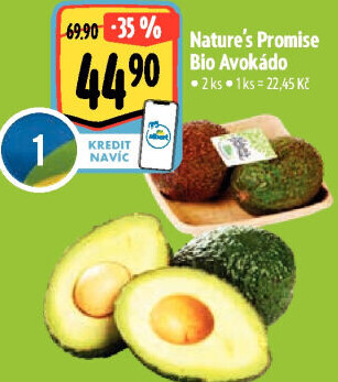 Avokádo bio Nature'