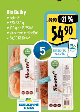 Bulky bio k dopečení SlooOW