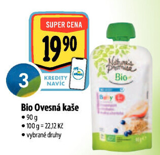 Kapsička do ručičky Kašička ovesná bio Baby Nature'