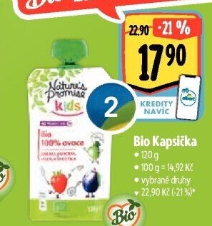 Kapsička Kids Bio Nature'