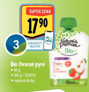 Kapsička ovocná 100% Bio Baby Nature'