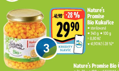 Kukuřice bio Nature'