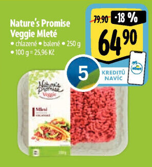 Mleté maso Veggie Nature'