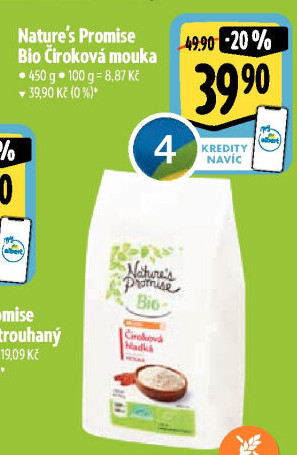 Mouka čiroková bez lepku bio Nature'