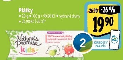 Ovocný plátek Kids Nature'