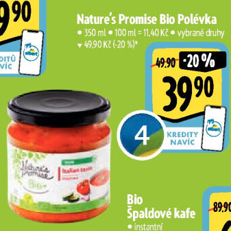 Polévky bio Nature'