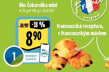 Rolka čokoládová bio