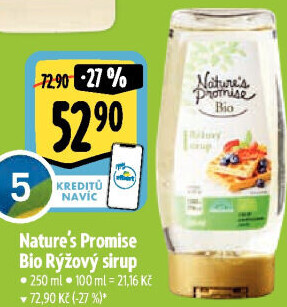 Rýžový sirup bio Nature'
