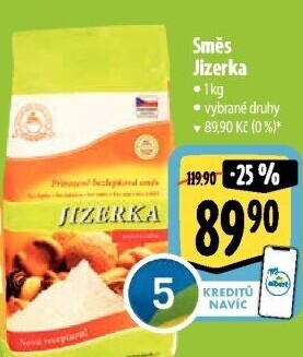 Směs bez lepku Jizerka Jizerské pekárny