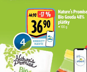 Sýr Gouda 48% bio Nature'