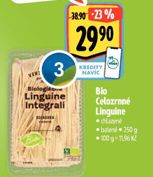 Těstoviny celozrnné chlazené bio Albert Heijn