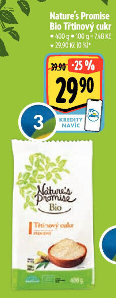 Třtinový cukr bio Nature'