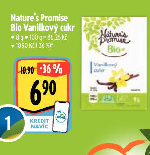 Vanilkový cukr bio Nature'