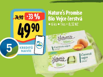 Vejce bio Nature'