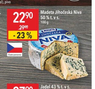 Madeta Jihočeská Niva 50 % t. v s.