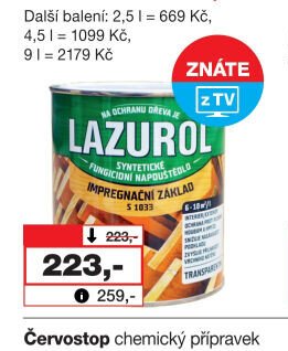 LAZUROL impregnační základ S1033