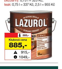LAZUROL olej terasový S1080