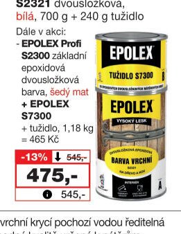 EPOLEX Profi barva vrchní S2321