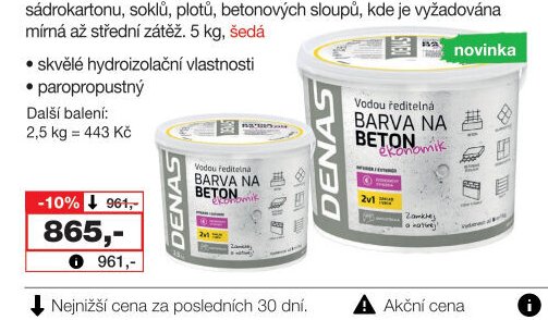 DENAS na beton EKONOMIK