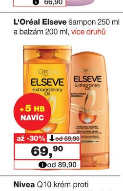 L'Oréal Elseve šampon 250 ml a balzám 200 ml, více druhů
