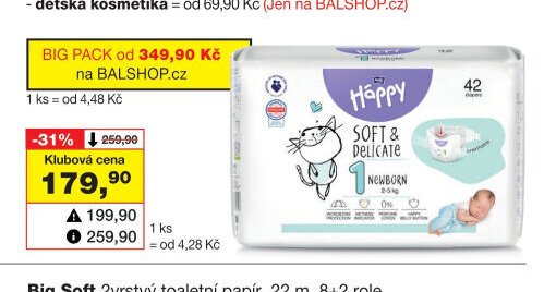 Bella Happy dětské plenky