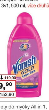 Vanish šampon na čištění koberců