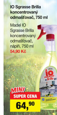 Čistič a odmašťovač IO Sgrasso &amp