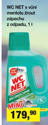 Čistič Žrout zápachu WC Net