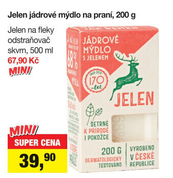 Mýdlo na praní Jelen
