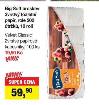 Toaletní papír 2vrstvý Big Soft