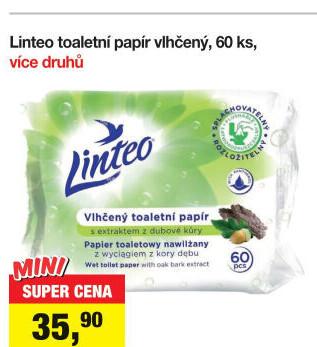 Toaletní papír vlhčený Linteo