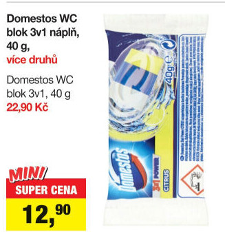 WC blok tuhý 3v1 Domestos