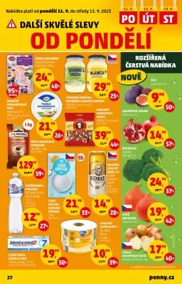 akční leták Penny Market 7.9.2023-13.9.2023