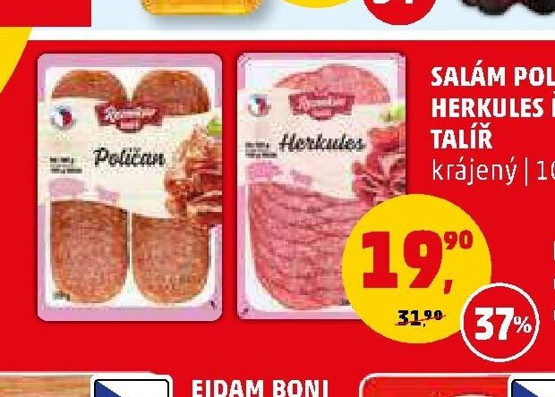 SALÁM POLIČAN, HERKULES ŘEZNÍKŮV TALÍŘ krájený 100 g