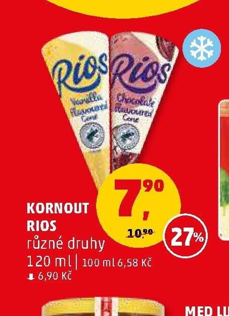 KORNOUT RIOS různé druhy 120 ml
