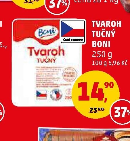 TVAROH TUČNÝ BONI 250 g